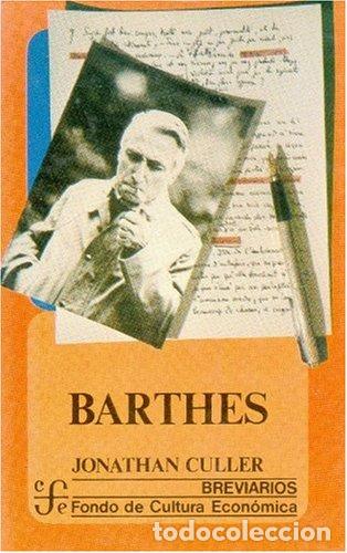 Libros: Barthes - Culler, Jonathan - Foto 1
