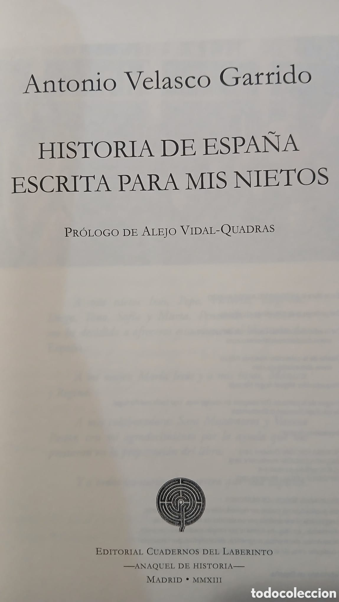 Libros: Historia de Espa&ntilde;a escrita para mis nietos - Foto 2