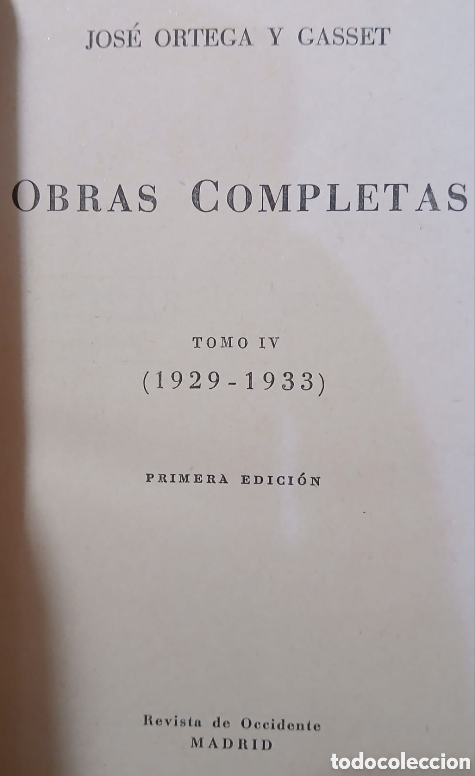Libros: Obras completas Jos&eacute; Ortega Gasset, 1a edicion - Foto 13