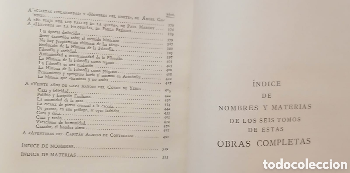 Libros: Obras completas Jos&eacute; Ortega Gasset, 1a edicion - Foto 23