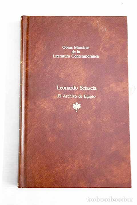Libros: El archivo de Egipto.- Sciascia, Leonardo - Foto 1