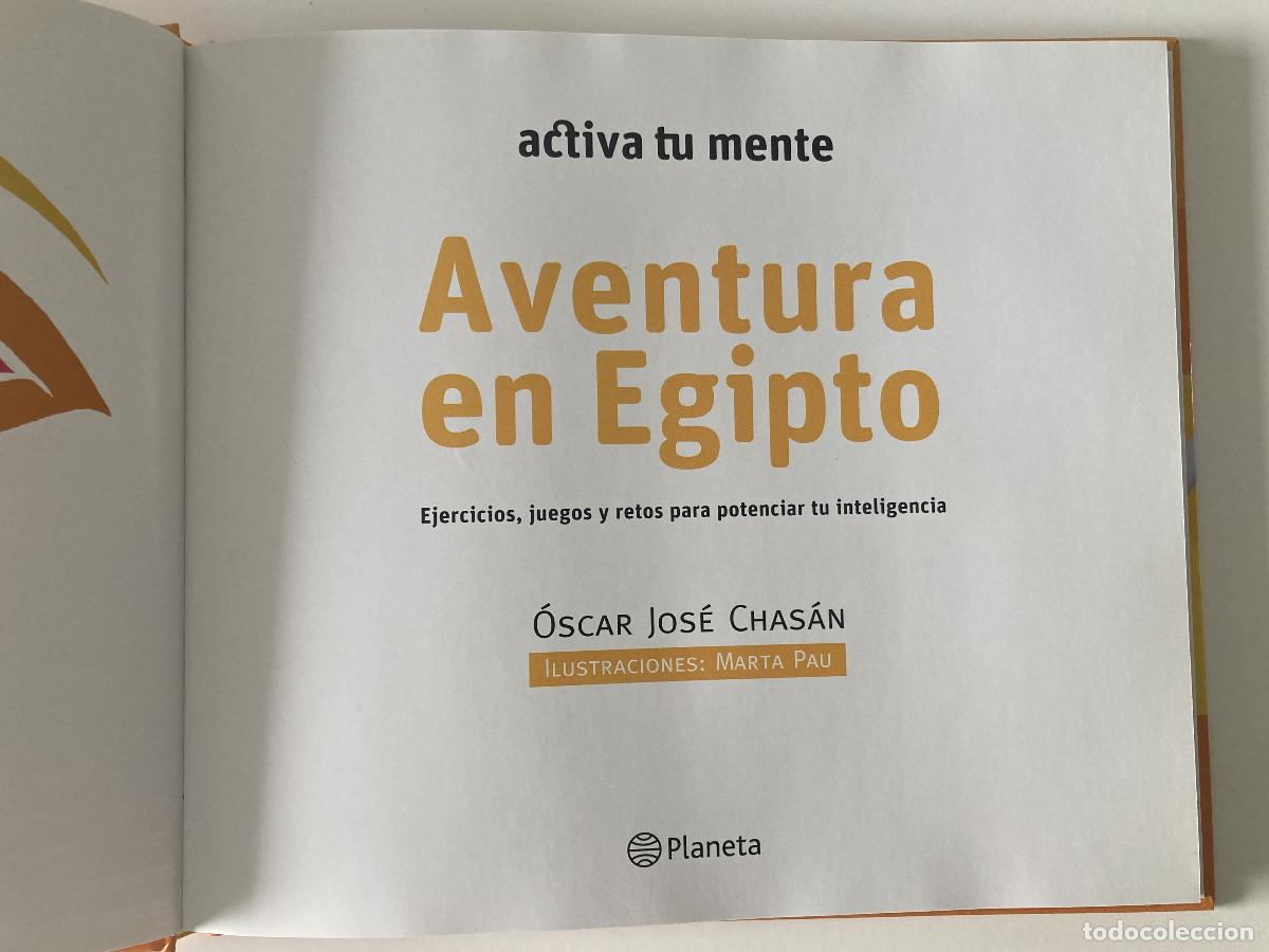 Libros: LIBRO ACTIVA TU MENTE AVENTURA EN EGIPTO - Foto 2