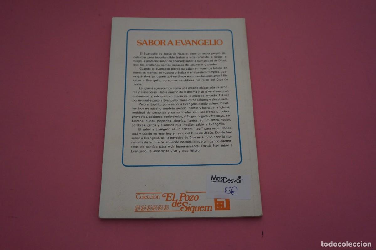 Libros: AR4B- SABOR A EVANGELIO - TEOFILO CABESTRERO - EDITORIAL SAL TERRAE - Foto 5