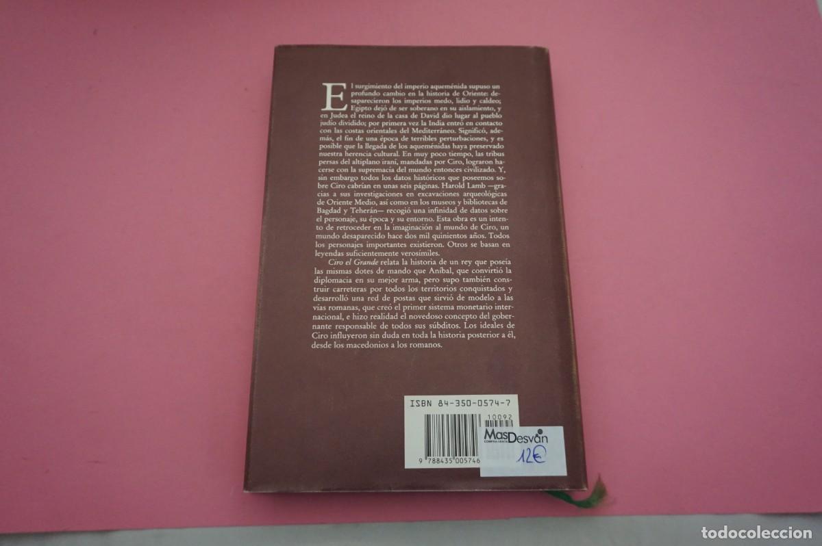 Libros: AR7C- CIRO EL GRANDE - HAROLD LAMB / EDITORIAL EDHASA - Foto 5