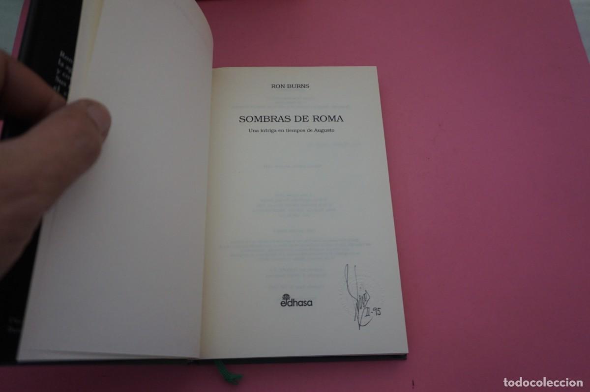 Libros: AR7C- SOMBRAS DE ROMA - RON BURN / EDITORIAL EDHASA - Foto 2