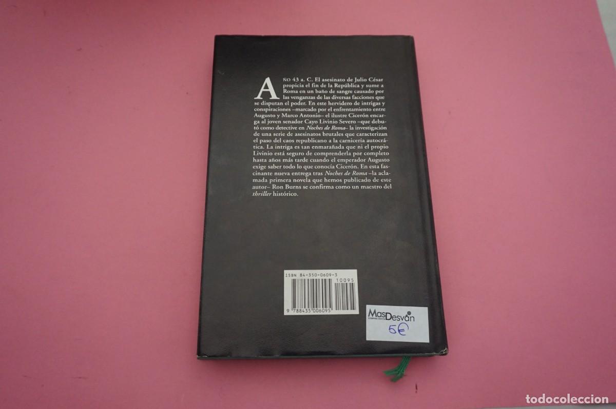 Libros: AR7C- SOMBRAS DE ROMA - RON BURN / EDITORIAL EDHASA - Foto 5