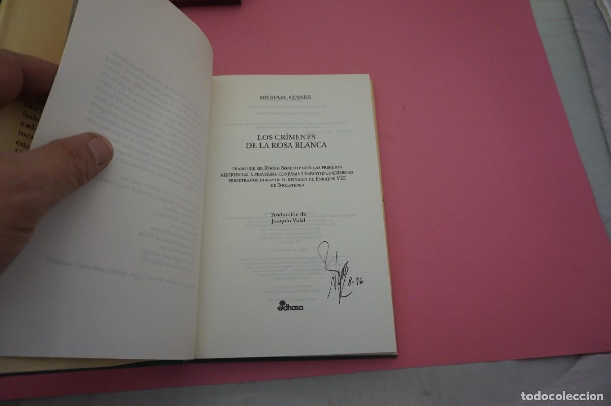 Libros: AR8C- LOS CRIMENES DE LA ROSA BLANCA - MICHAEL CLYNES / EDITORIAL EDHASA - Foto 2