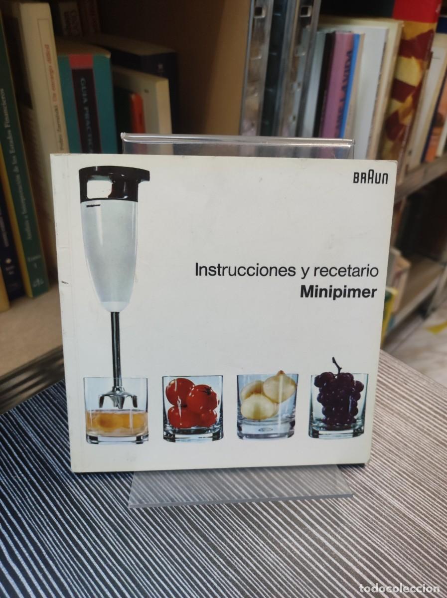 Libros: INSTRUCCIONES Y RECETARIO MINIPIMER - Foto 1