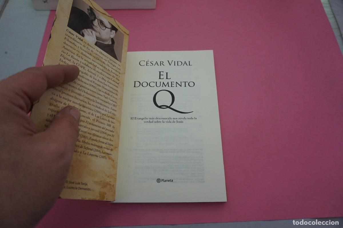 Libros: AR19D/ EL DOCUMENTO Q - CESAR VIDAL / EDITORIAL PLANETA - Foto 2