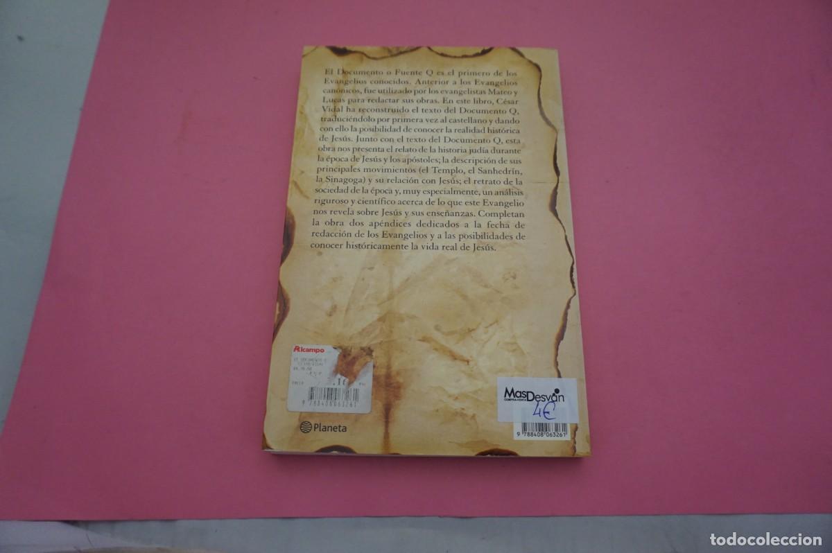 Libros: AR19D/ EL DOCUMENTO Q - CESAR VIDAL / EDITORIAL PLANETA - Foto 6