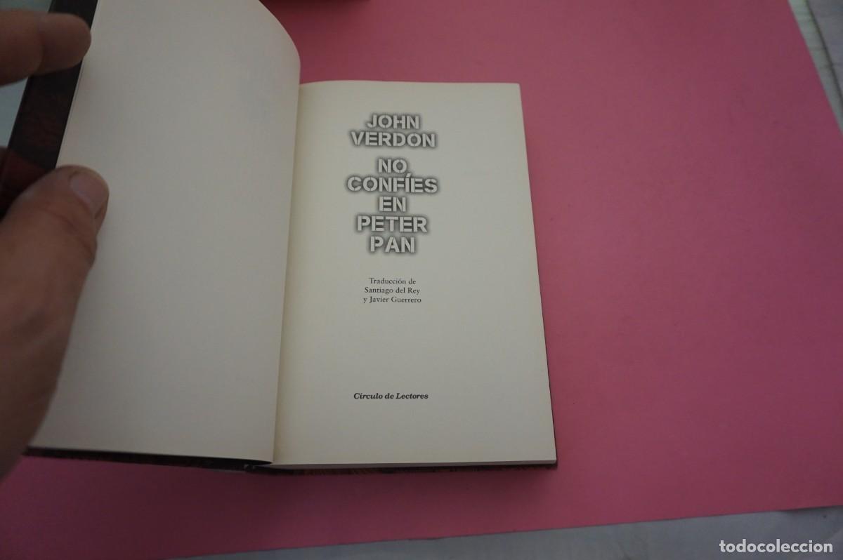 Libros: AR19D/ NO CONFIES EN PETER PAN - JOHN VERDON / CIRCULO DE LECTORES - Foto 2