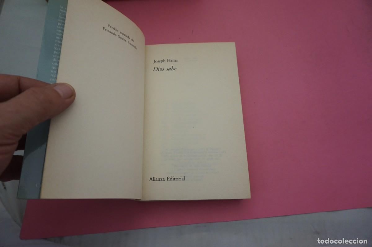 Libros: AR19E/ DIOS SABE - JOSEPH HELLER / ALIANZA EDITORIAL - Foto 2