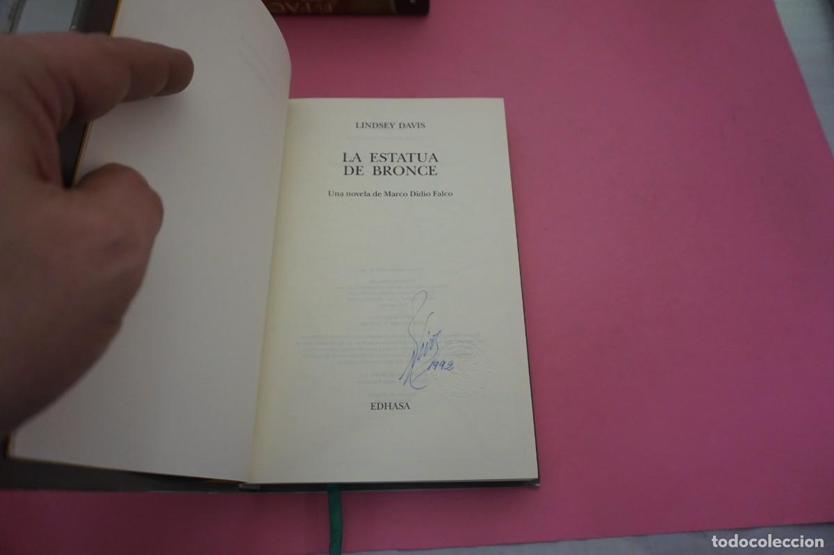 Libros: AR2C/ LA ESTATUA DE BRONCE - LINDSEY DAVIS / EDITORIAL EDHASA - Foto 2