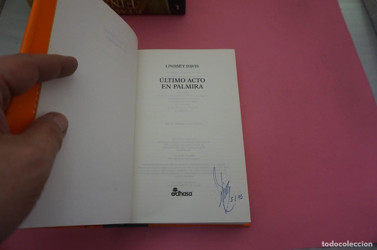Libros: AR2C/ ULTIMO ACTO EN PALMIRA - LINDSEY DAVIS / EDITORIAL EDHASA - Foto 2
