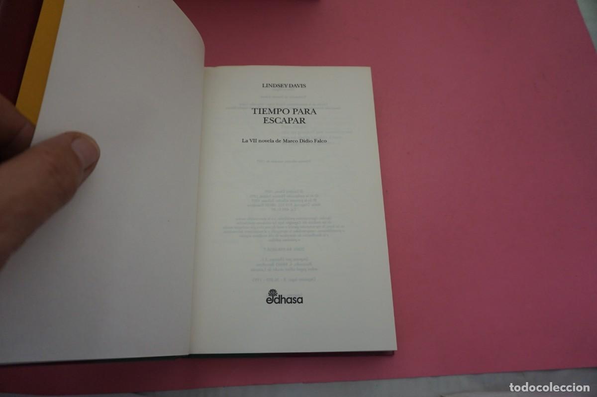 Libros: AR2C/ TIEMPO PARA ESCAPAR - LINDSEY DAVIS / EDITORIAL EDHASA - Foto 2