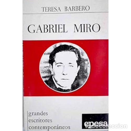 Libros: GABRIEL MIRO - TERESA BARBERO - Foto 1