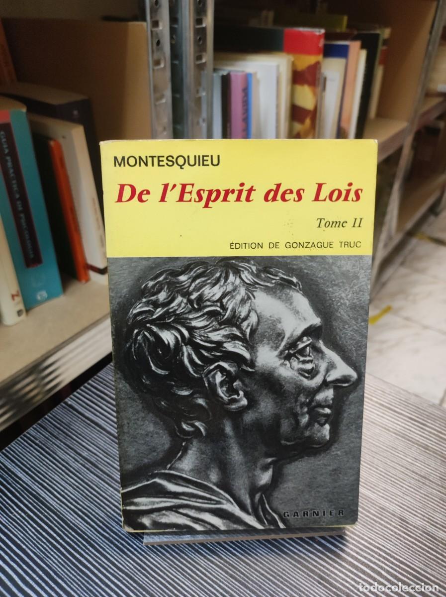 Libros: MONTESQUIEU - De l&acute;esprit des lois. Tome II. - Foto 1