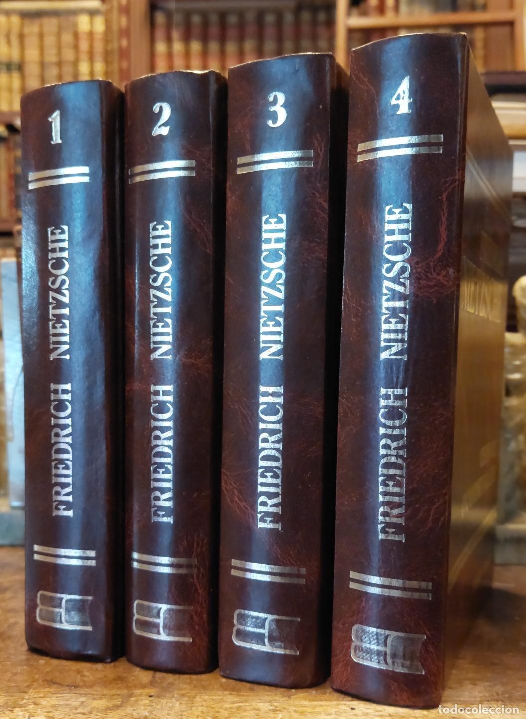 Libros: OBRAS INMORTALES. 4 Tomos. - NIETZSCHE, FriedricH.