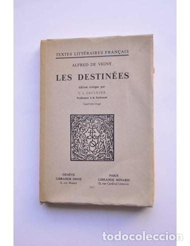 Libros: Les destin&eacute;es - VIGNY, Alfred de - Foto 1