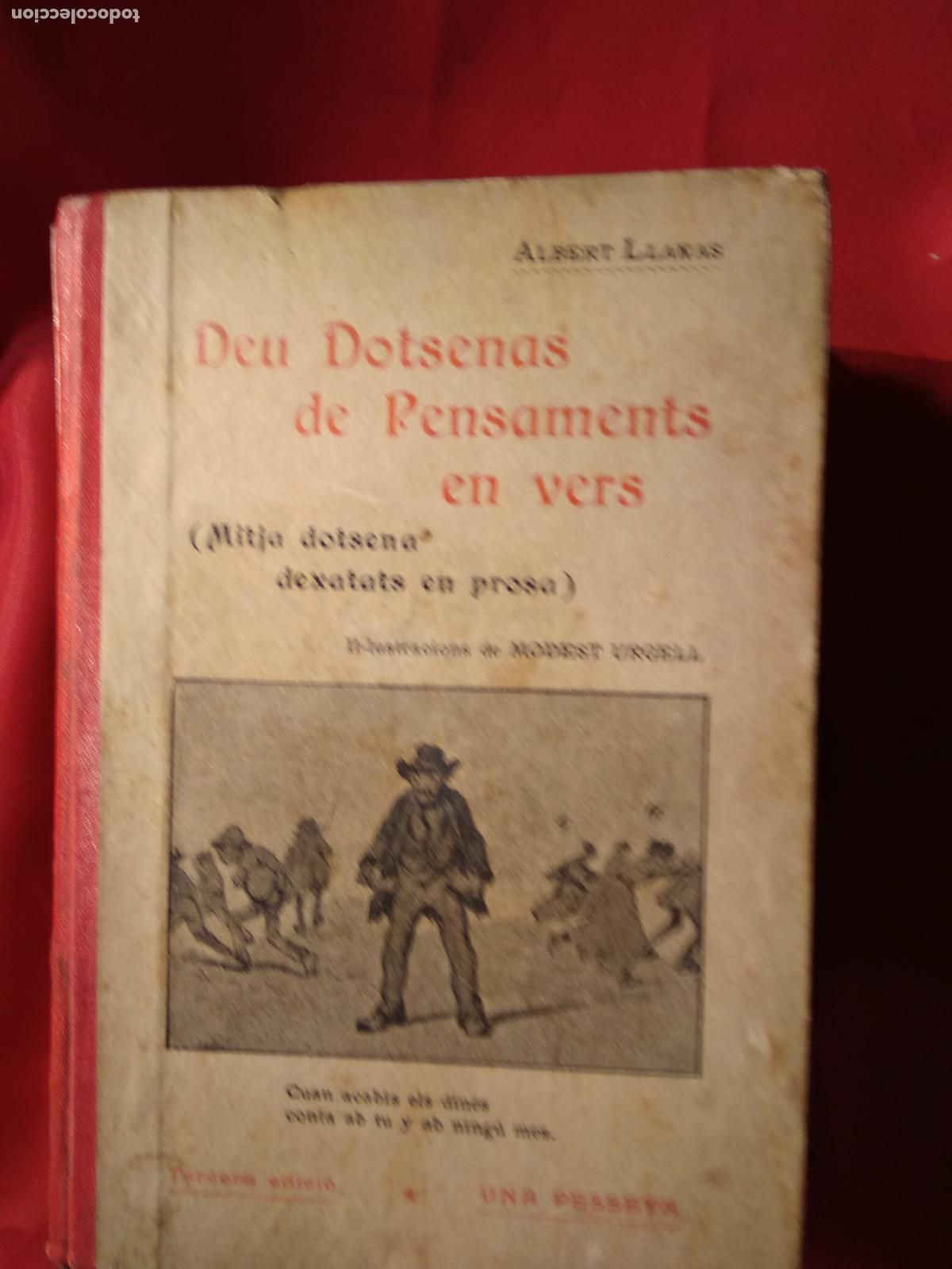 Libros: Deu Dotsenas de pensaments en vers. Albert Llanas L.11029-1920 - Foto 1