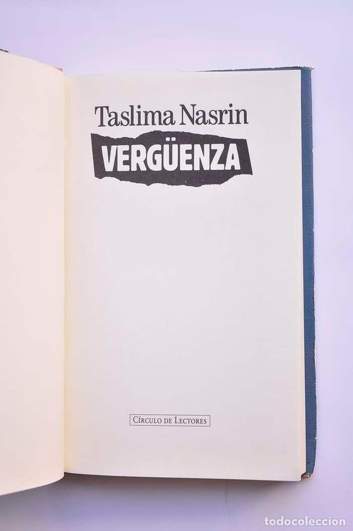 Libros: Verg&uuml;enza - NASRIN, Taslima - Foto 3