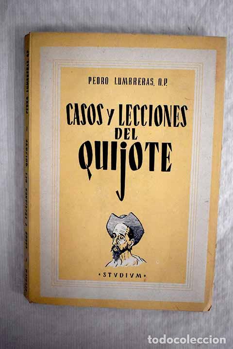 Libros: Casos y lecciones del quijote.- Lumbreras, Pedro