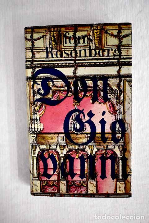 Libros: Don Giovanni: Rosenberg, Alfons.- Rosenberg, Alfons - Foto 1