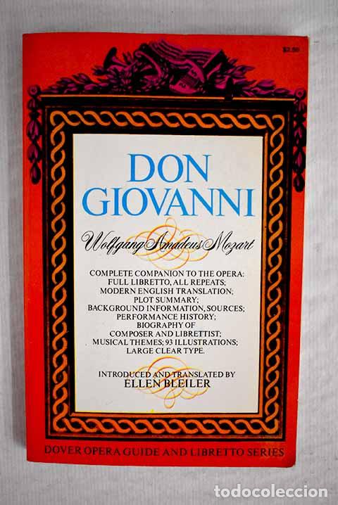 Libros: Don Giovanni: Mozart, W. A..- Mozart, W. A.