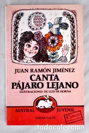 Libros: CANTA P&Aacute;JARO LEJANO - Jim&eacute;nez,Juan Ram&oacute;n - Foto 1