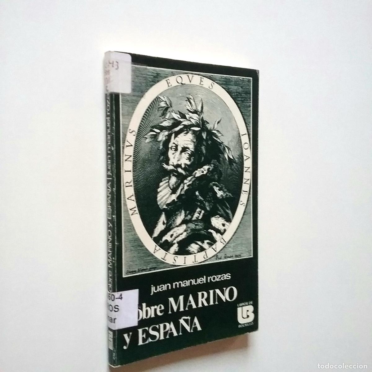 Libros: Juan Manuel Rozas - Sobre Marino y Espa&ntilde;a - Foto 1