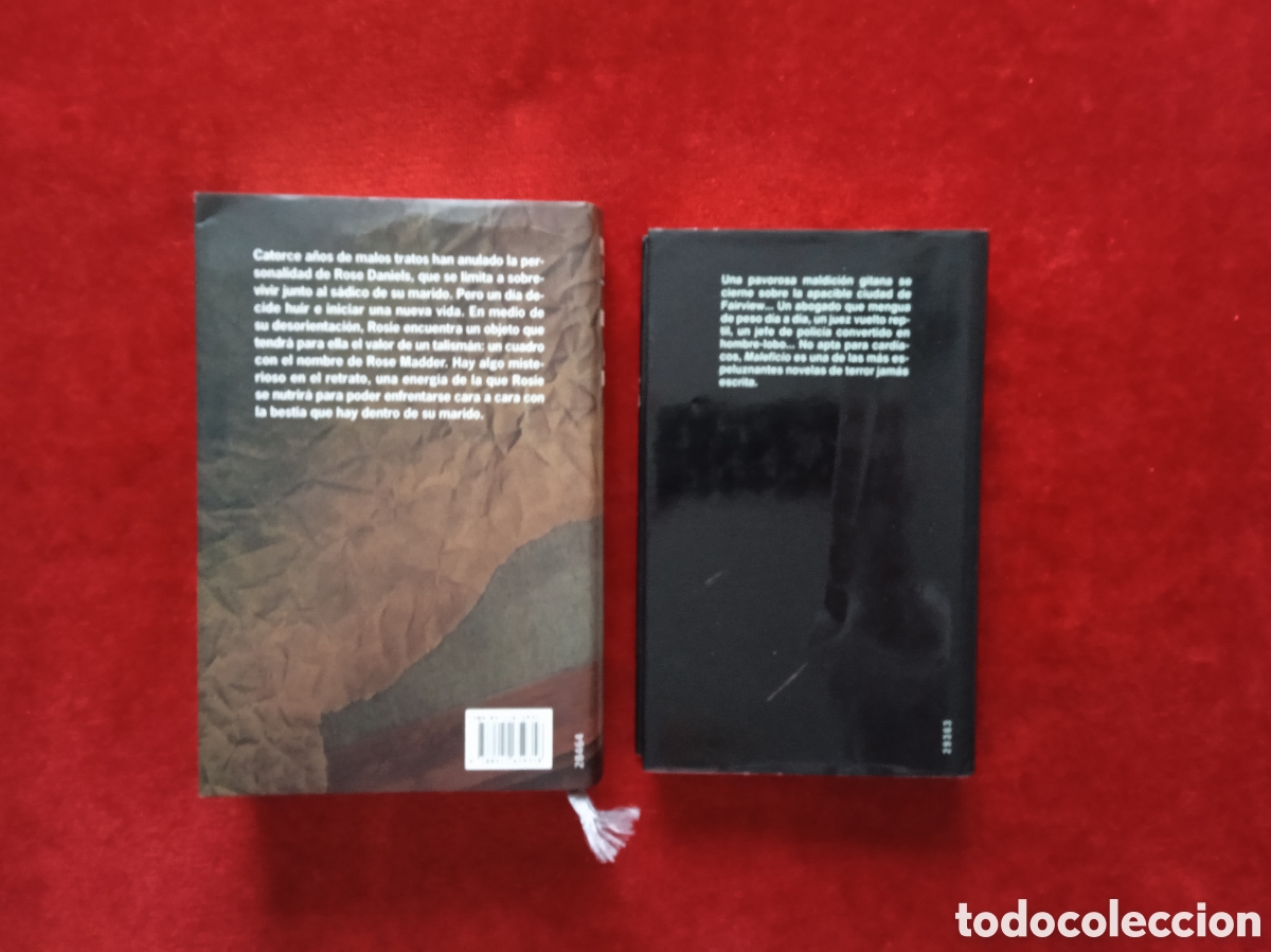 Libros: Lote 2 libros , Stephen King. El Retrato de Rose Madder, Maleficio. - Foto 2