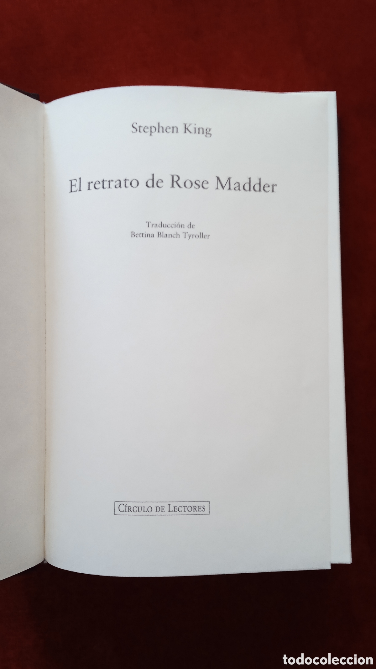 Libros: Lote 2 libros , Stephen King. El Retrato de Rose Madder, Maleficio. - Foto 4