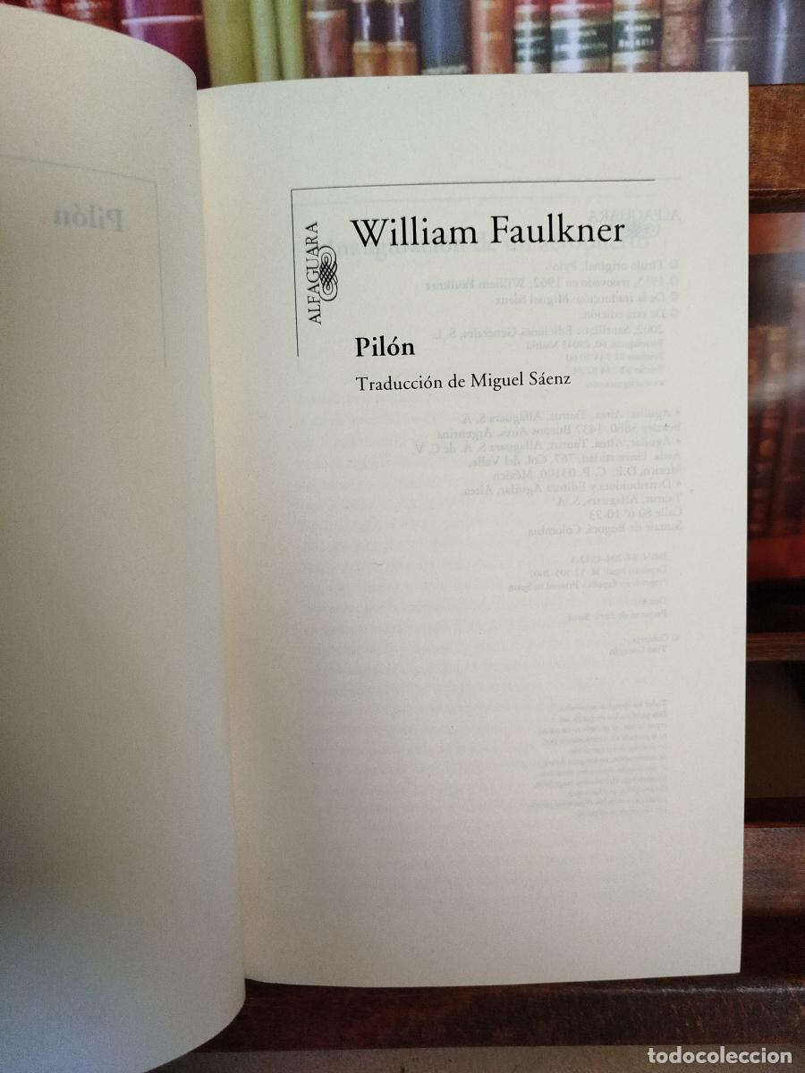 Libros: Pil&oacute;n - Faulkner, William (1897-1962) - Foto 4