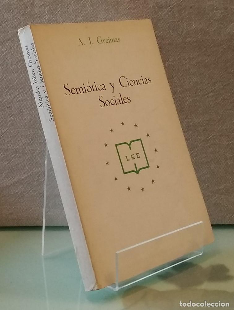 Libros: Semi&oacute;tica y ciencias sociales - A. J. Greimas - Foto 1