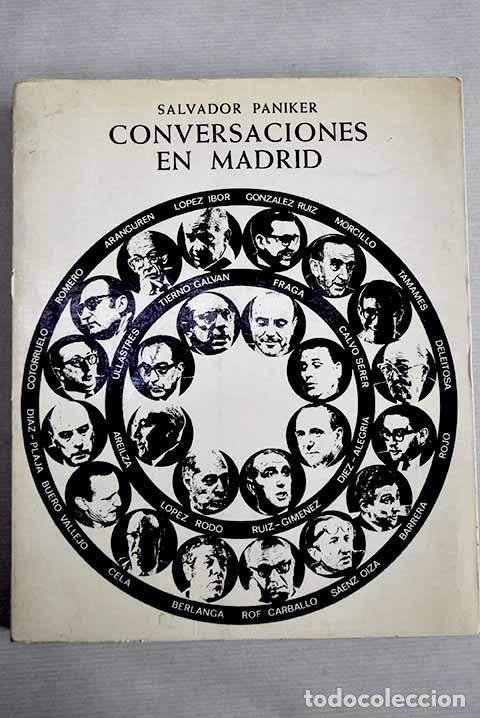 Libros: Conversaciones en Madrid.- P&aacute;niker, Salvador - Foto 1