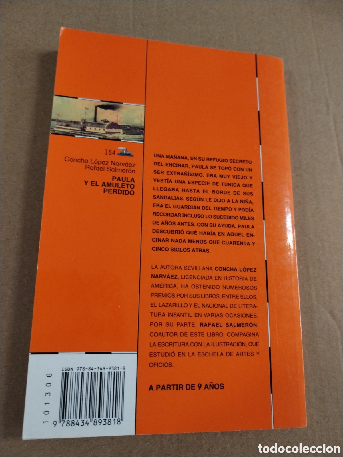 Libros: PAULA Y EL AMULETO PERDIDO. Concha L&oacute;pez Narv&aacute;ez. CL - Foto 2