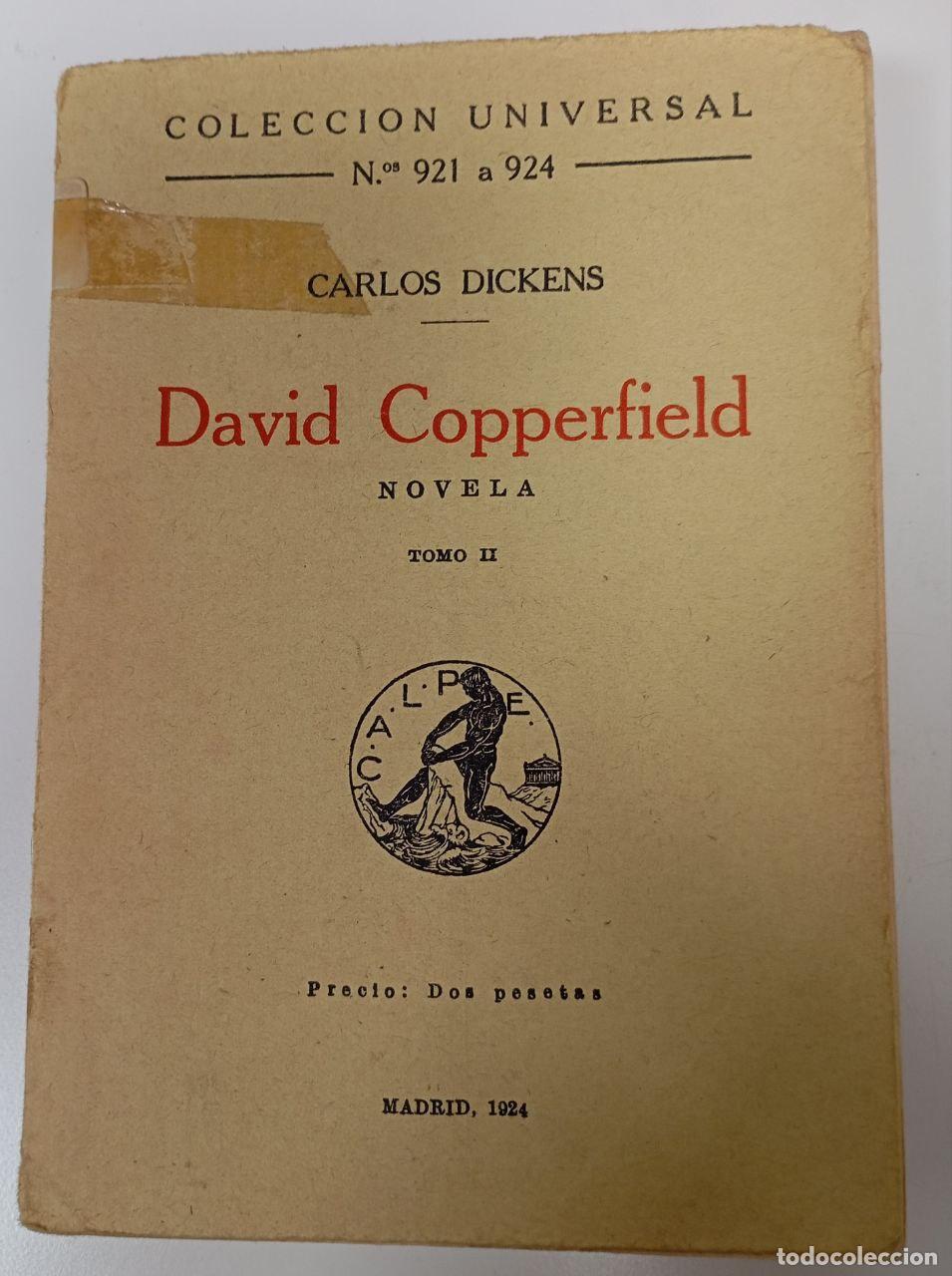 Libros: David Coperfield. Tomo II - Dickens, Carlos. - Foto 1