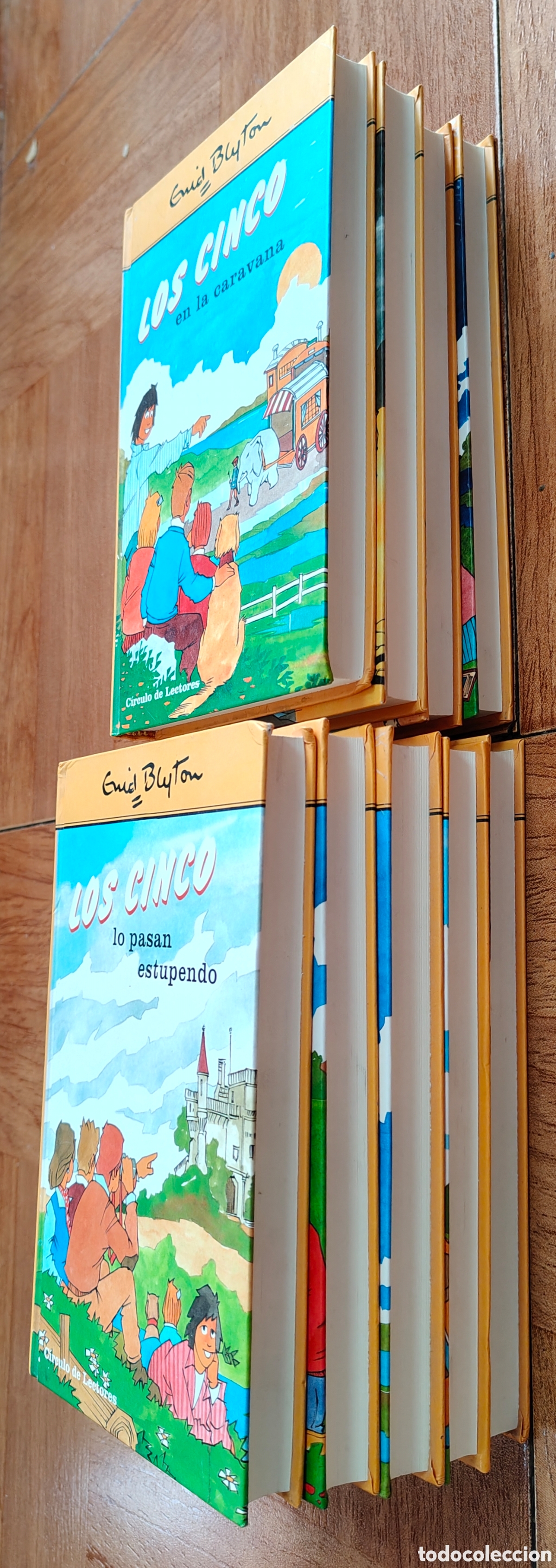 Libros: Los Cinco � Lote de 9 libros � C&iacute;rculo de Lectores - Enid Blyton - Foto 3