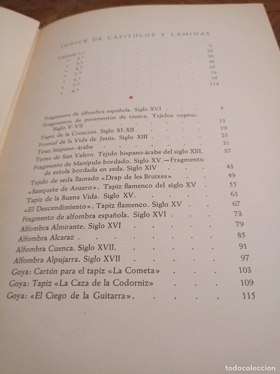 Libros: EL ARTE DEL TAPIZ Y LA ALFOMBRA EN ESPA&Ntilde;A - Foto 3