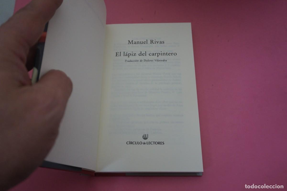 Libros: AR20C/ EL LAPIZ DEL CARPINTERO / CIRCULO DE LECTORES - Foto 2
