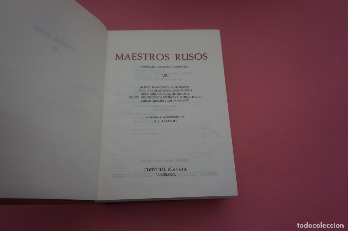 Libros: AR20C/ MAESTROS RUSOS VII / EDITORIAL PLANETA - Foto 2