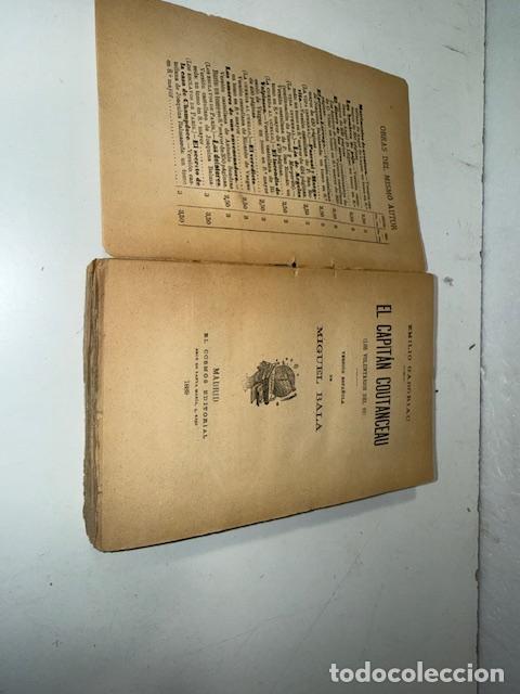 Libros: EL CAPITAN COUTANCEAU EMILIO GABORIAU 1889 - Foto 3