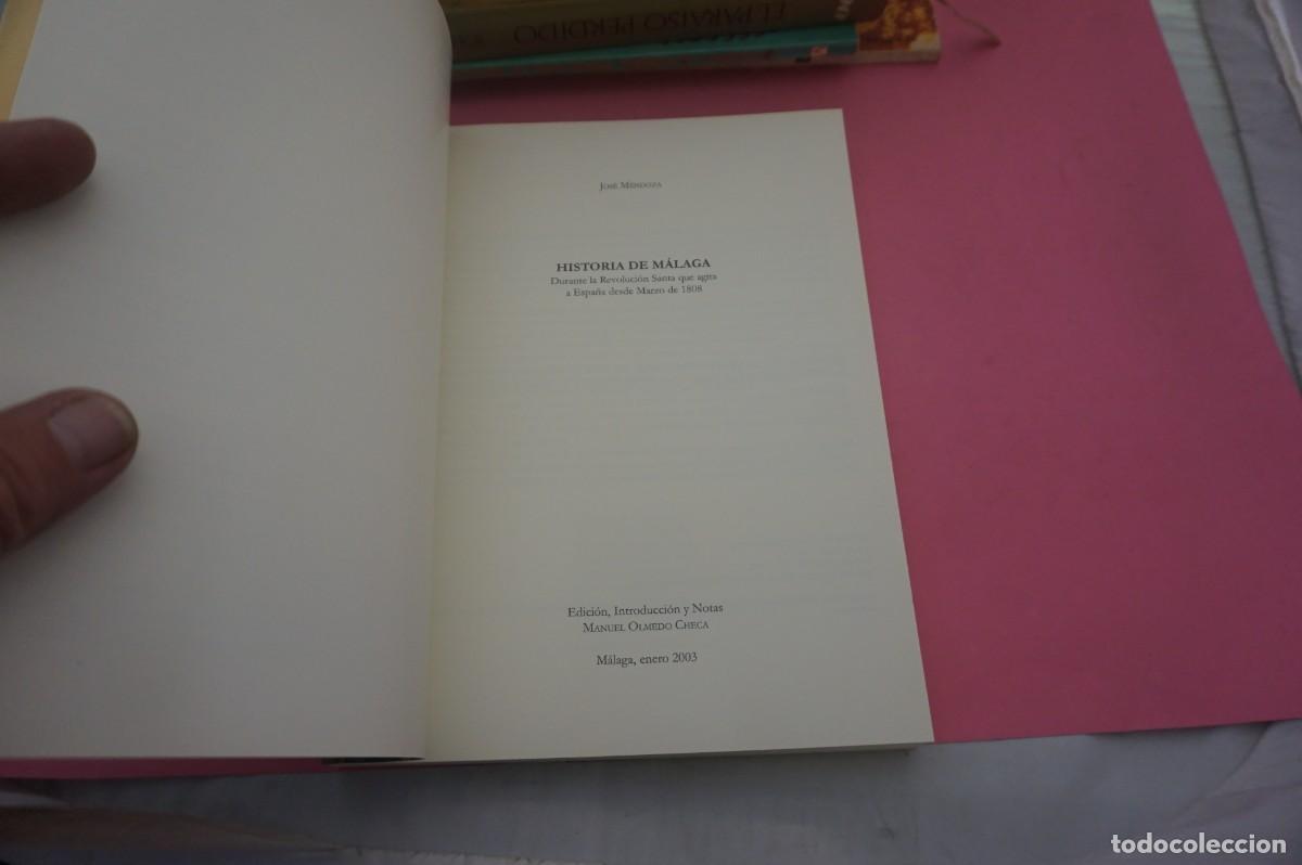 Libros: AR21C/ HISTORIA DE MALAGA - JOSE MENDOZA - Foto 2