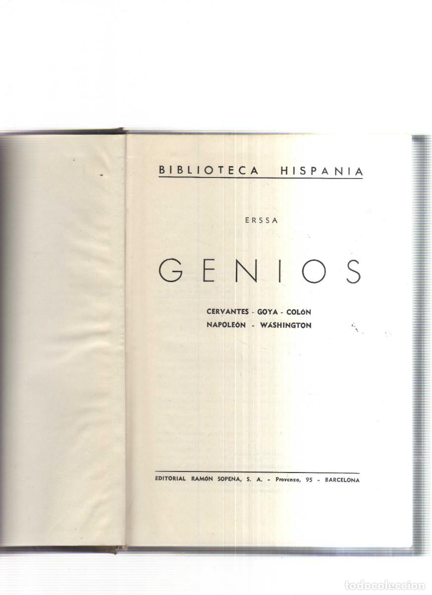 Libros: GENIOS BIBLIOTECA HISPANIA - Foto 2