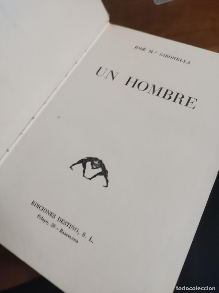 Libros: UN HOMBRE - GIRONELLA - Foto 2