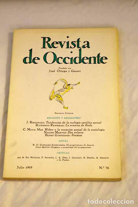 Libros: Revista de Occidente, A&ntilde;o 1969, n&ordm; 76:: La sonrisa de Buda - Foto 1