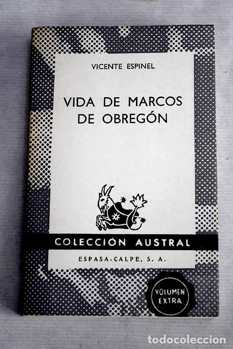 Libros: Vida de Marcos de Obreg&oacute;n.- Espinel, Vicente - Foto 1