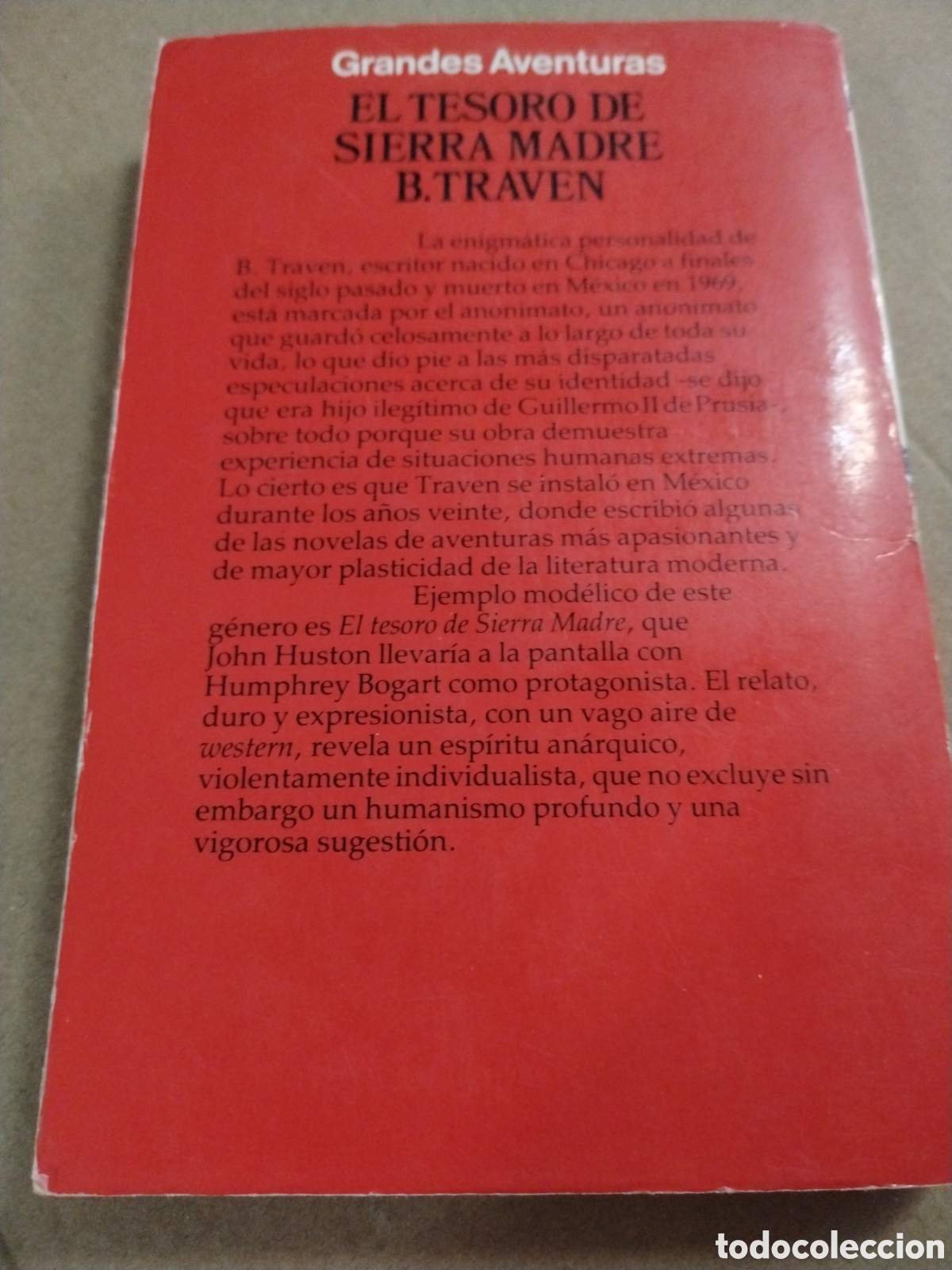 Libros: El Tesoro de Sierra Madre. B. Traven. FORUM - Foto 2