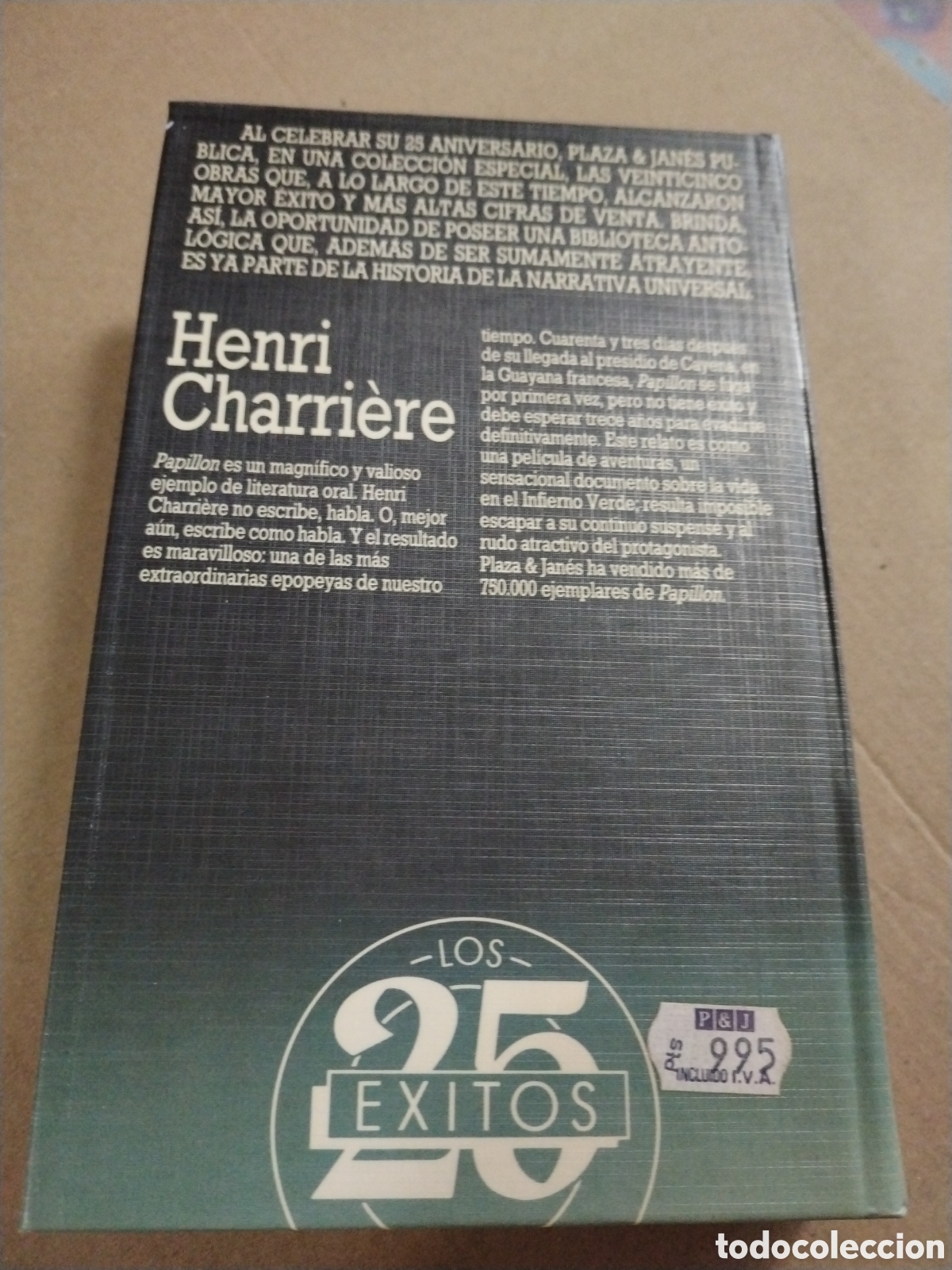 Libros: Papillon. Henri Charriere. - Foto 2