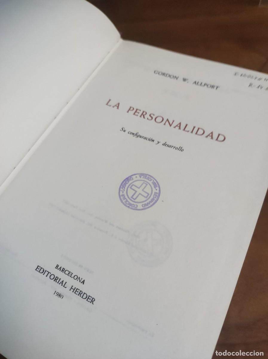 Libros: La personalidad - Allport - Foto 3